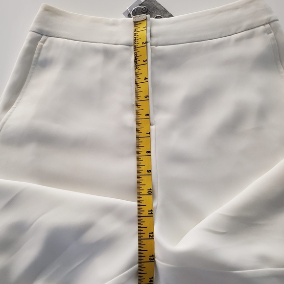 nwt Grey by Jason Wu High Waisted "Star White" Lined Wide Leg Pants - Picture 6 of 10